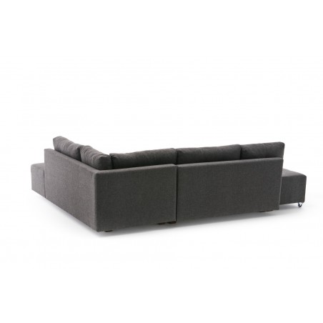 Canapea Tip Coltar Extensibil Manama Corner Sofa Bed Right - Anthracite Tapitat - 1