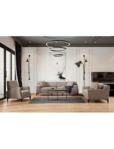Canapea 3 Locuri Petra 3 - Fawn 212 X 86 X 69  - 6