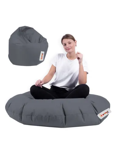 Fotoliu Puf Bean Bag Iyzi 100 Cushion Pouf - Fume - 1
