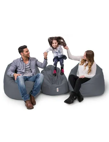 Fotoliu Puf Bean Bag Iyzi 100 Cushion Pouf - Fume  - 5