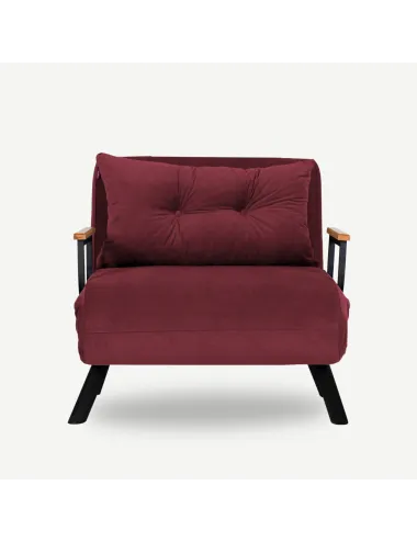 Fotoliu Extensibil Sando Single - Maroon - 2