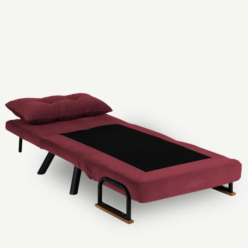 Fotoliu Extensibil Sando Single - Maroon  - 4