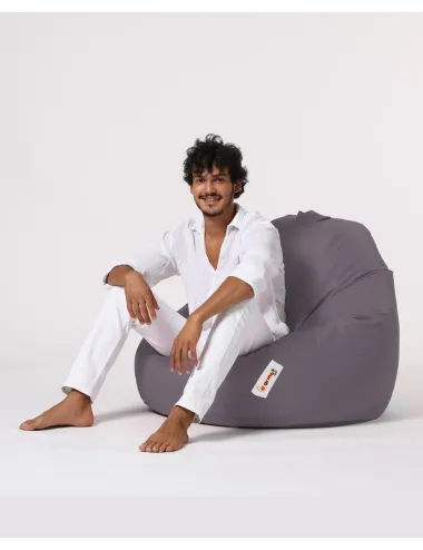 Fotoliu Puf Bean Bag Premium XXL - Dark Grey  - 2