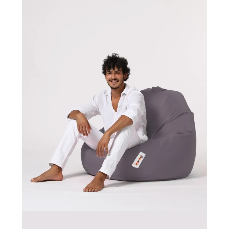 Fotoliu Puf Bean Bag Premium XXL - Dark Grey  - 2