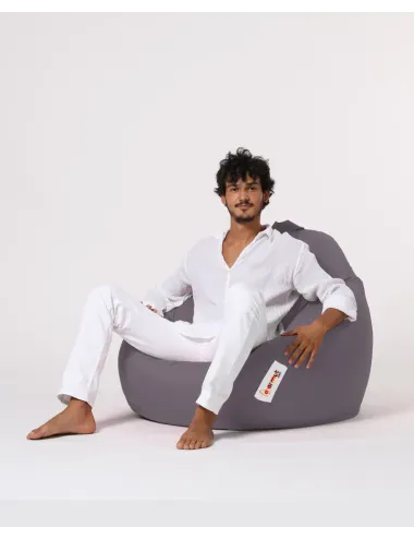 Fotoliu Puf Bean Bag Premium XXL - Dark Grey  - 3