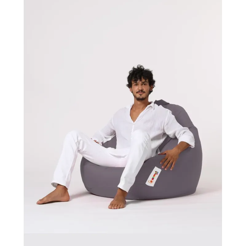 Fotoliu Puf Bean Bag Premium XXL - Dark Grey  - 3
