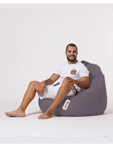 Fotoliu Puf Bean Bag Premium XXL - Dark Grey  - 4