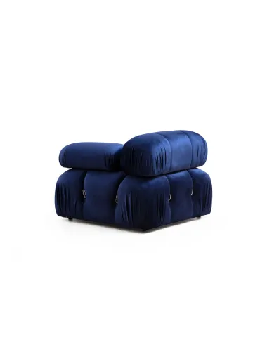 Canapea Tapitata Tip Coltar Bubble Velvet Blue L1-O1-1R-PUF 288 X 190 X 95  - 6