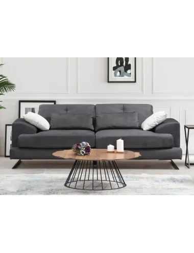 Canapea Tapitata cu 3 Locuri si Spatar Reglabil Frido 3 Seater 225 X 92 X 79 - 1