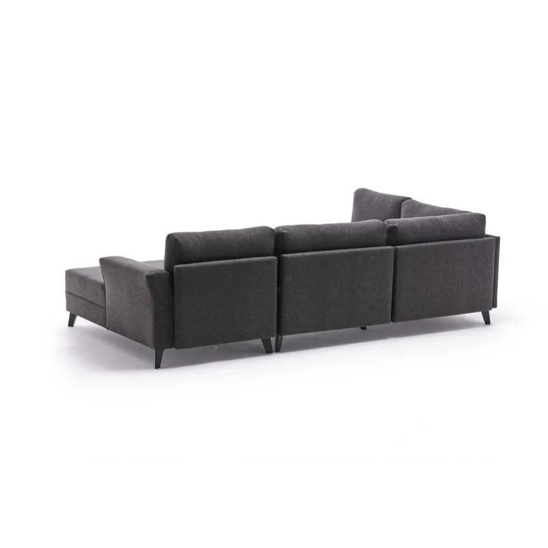Canapea Tip Coltar in Forma de U Eris - Anthracite  - 2
