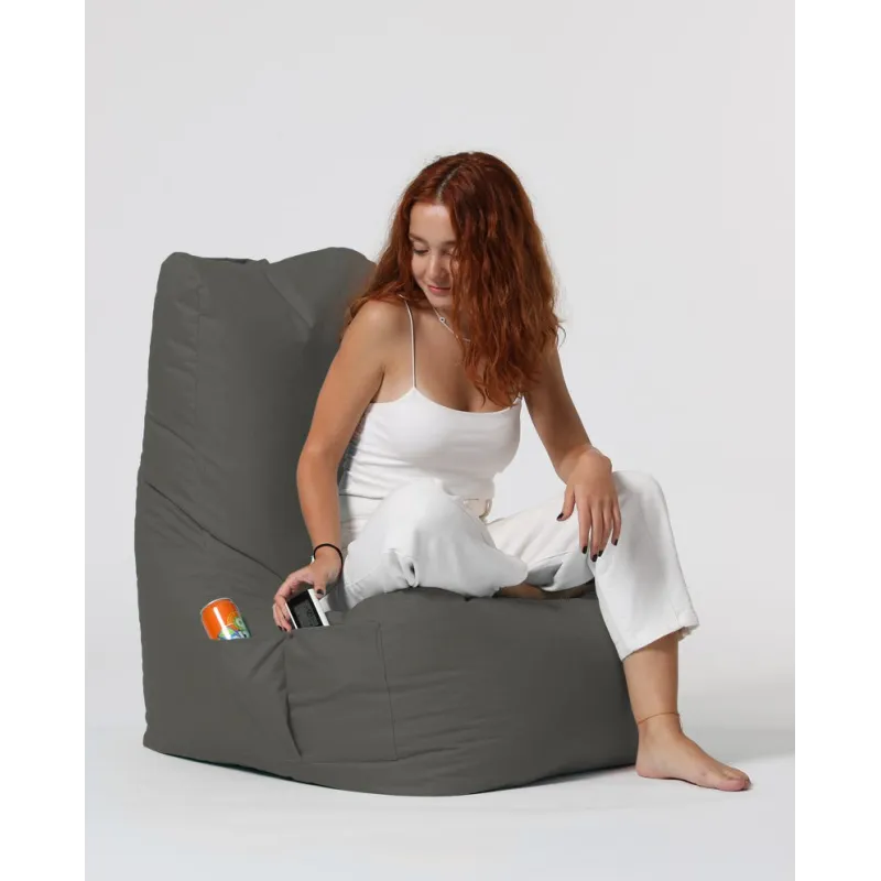 Fotoliu Puf Bean Bag Diamond - Fume  - 1