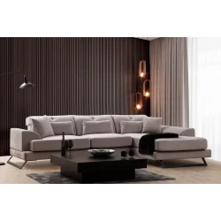 Canapea Tip Coltar cu Spatar Reglabil Frido Dreapta (L3+Chl) - 1