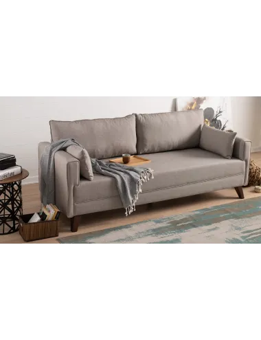Canapea cu 3 Locuri Bella Sofa For 3 Pr - Cream 208 X 85 X 81 - 2