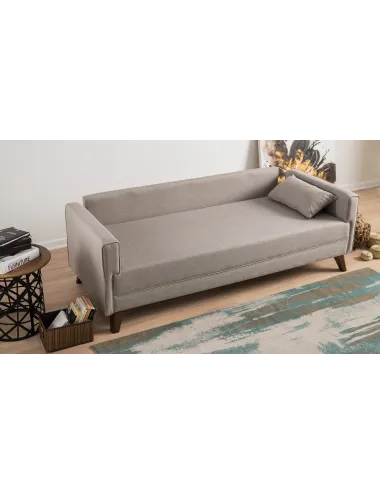 Canapea cu 3 Locuri Bella Sofa For 3 Pr - Cream 208 X 85 X 81  - 5