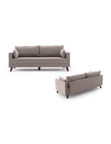 Canapea cu 3 Locuri Bella Sofa For 3 Pr - Cream 208 X 85 X 81  - 6