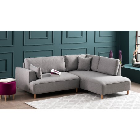 Canapea Tip Coltar Felix Extra Soft Corner Sofa Right - Light Grey - 1
