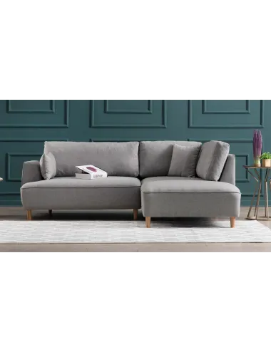 Canapea Tip Coltar Felix Extra Soft Corner Sofa Right - Light Grey  - 2