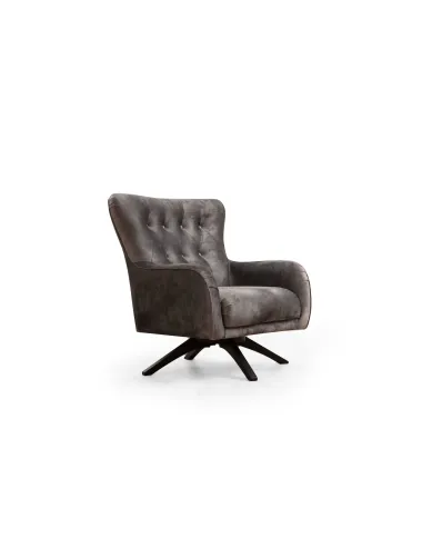 Fotoliu Tapitat Arredo - Anthracite 75 X 85 X 70 - 1