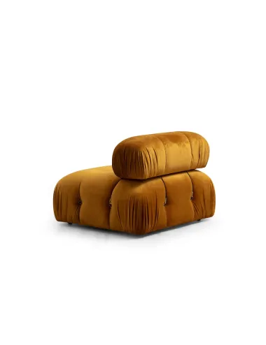 Canapea Tip Coltar Bubble Corner ( L1-O1-1R -Puf) - Mustar  - 5