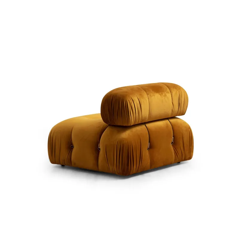 Canapea Tip Coltar Bubble Corner ( L1-O1-1R -Puf) - Mustar  - 5