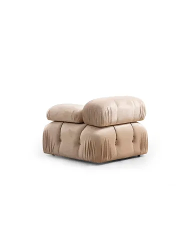 Canapea Tip Coltar Bubble Corner ( L1-O1-1R -Puf) - Cream  - 5
