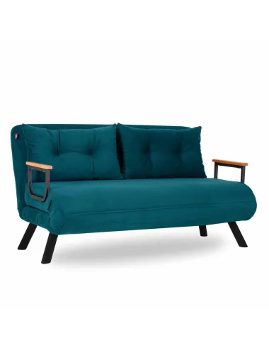 Canapea Extensibila 2 Locuri Sando 2-Seater - Petrol Green - 2