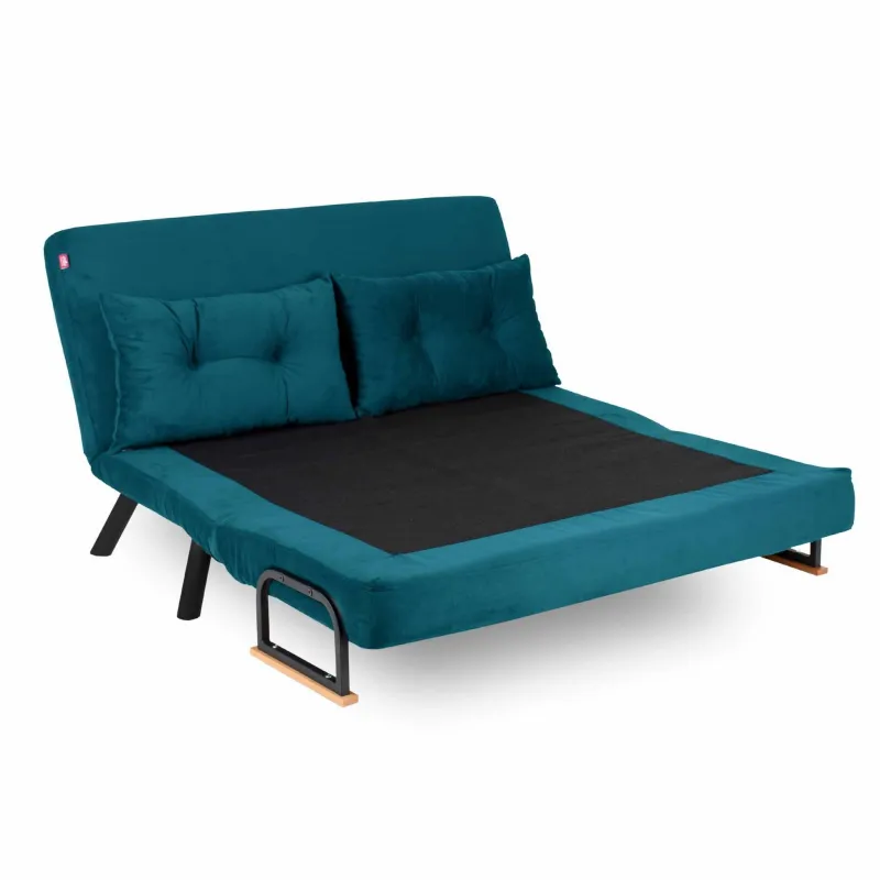 Canapea Extensibila 2 Locuri Sando 2-Seater - Petrol Green  - 3