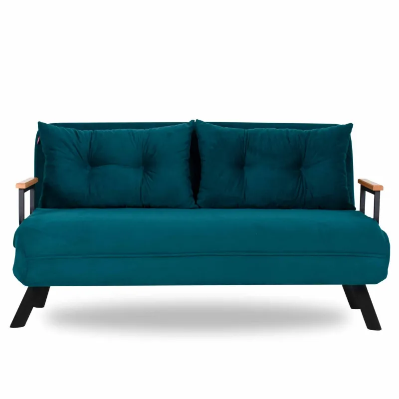 Canapea Extensibila 2 Locuri Sando 2-Seater - Petrol Green  - 5
