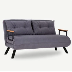 Canapea Extensibila 2 Locuri Sando 2-Seater - Grey - 2