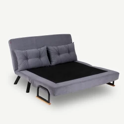 Canapea Extensibila 2 Locuri Sando 2-Seater - Grey  - 3