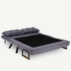 Canapea Extensibila 2 Locuri Sando 2-Seater - Grey  - 4
