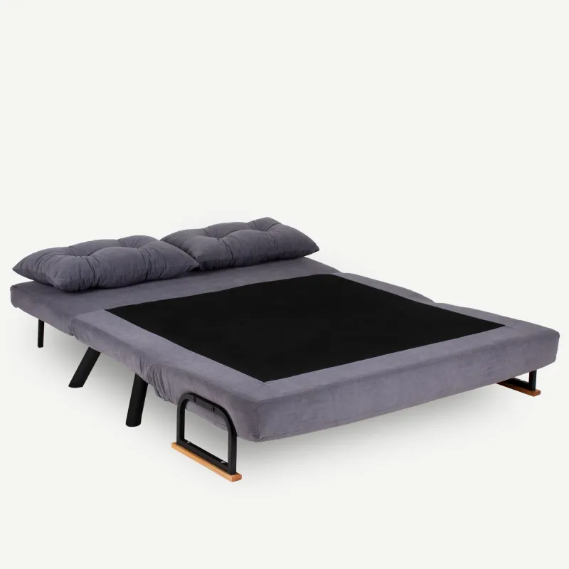 Canapea Extensibila 2 Locuri Sando 2-Seater - Grey  - 4