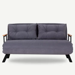 Canapea Extensibila 2 Locuri Sando 2-Seater - Grey  - 5