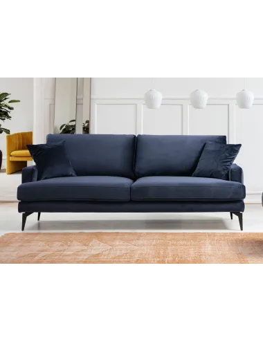 Canapea cu 3 Locuri Papira 3 Seater - Navy Blue - 1