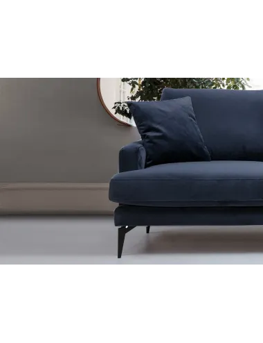 Canapea cu 3 Locuri Papira 3 Seater - Navy Blue - 2