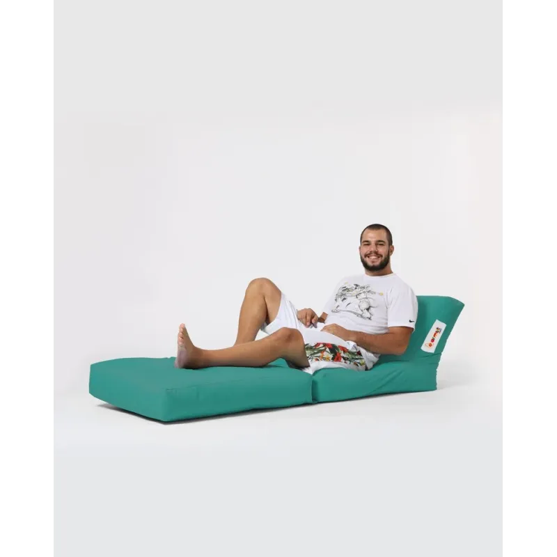 Fotoliu Puf de Plaja Siesta Sofa Bed Pouf - Turquoise  - 1