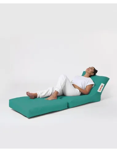 Fotoliu Puf de Plaja Siesta Sofa Bed Pouf - Turquoise - 2