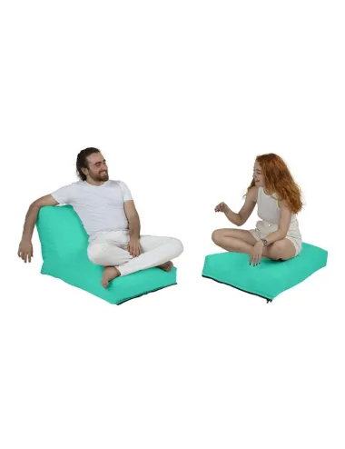 Fotoliu Puf de Plaja Siesta Sofa Bed Pouf - Turquoise  - 5