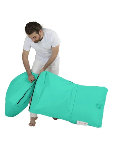 Fotoliu Puf de Plaja Siesta Sofa Bed Pouf - Turquoise  - 6
