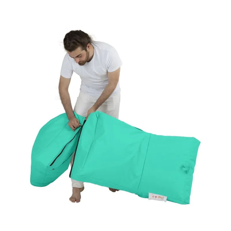 Fotoliu Puf de Plaja Siesta Sofa Bed Pouf - Turquoise  - 6