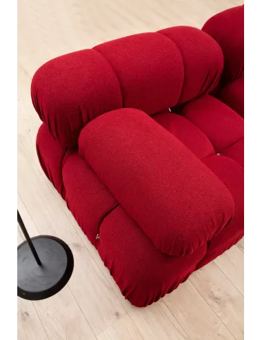 Canapea Tip Coltar Bubble Corner ( L1-O1-1R -Puf) - Red  - 3