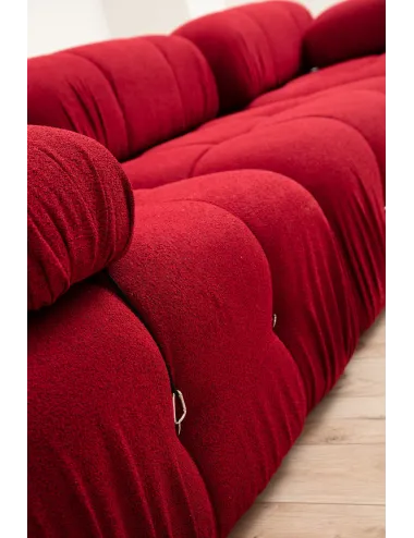 Canapea Tip Coltar Bubble Corner ( L1-O1-1R -Puf) - Red  - 5