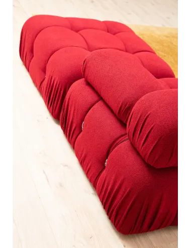 Canapea Tip Coltar Bubble Corner ( L1-O1-1R -Puf) - Red  - 6