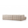 Canapea Moderna Tip Coltar Tapitat Cady 3 Seater Left - Beige - 6