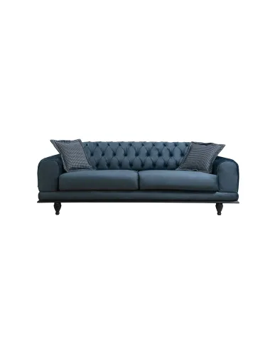 Canapea 3 Locuri Arredo Capitone - Navy Blue - 2
