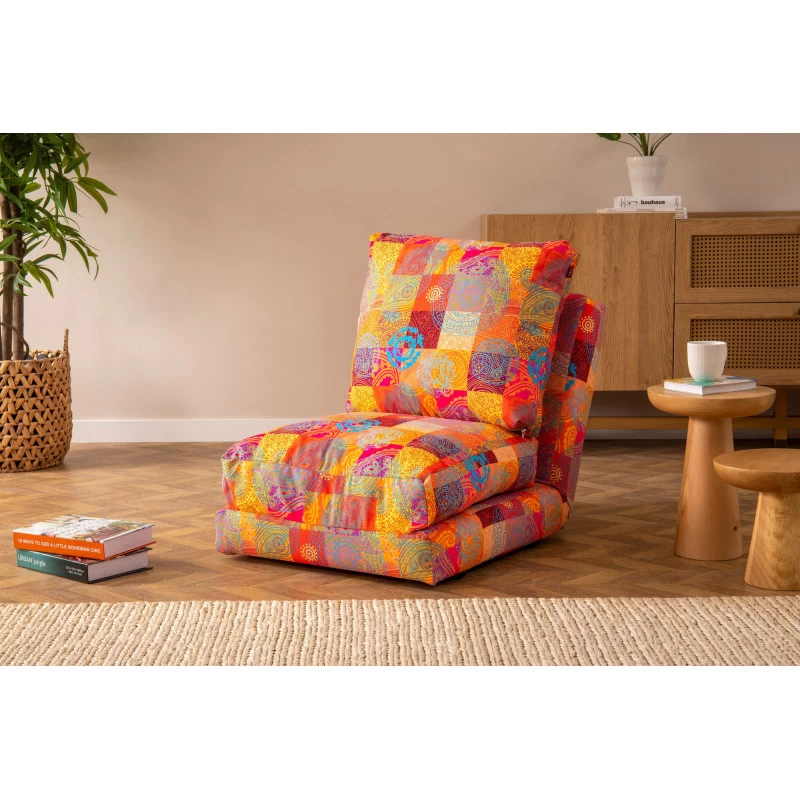 Fotoliu Taida 1 - Seater - Patchwork  - 1