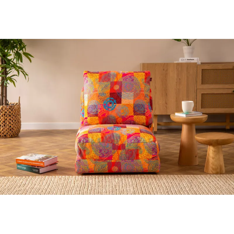 Fotoliu Taida 1 - Seater - Patchwork  - 2