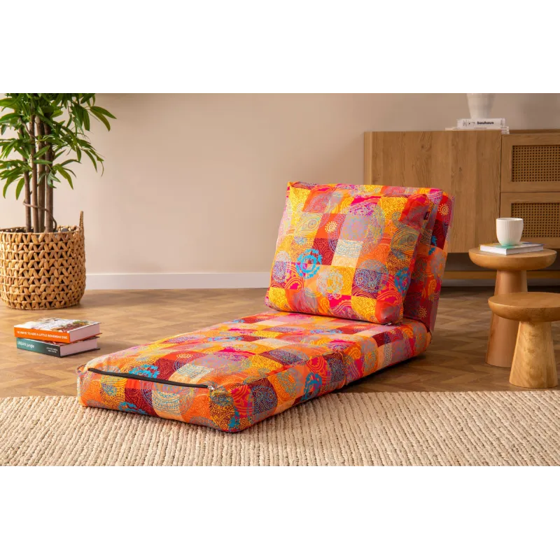 Fotoliu Taida 1 - Seater - Patchwork  - 3