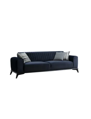 Canapea 3 Locuri Lisa - Navy Blue  - 5