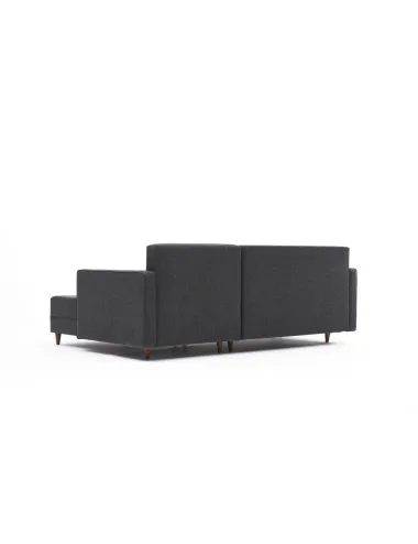 Canapea Tip Coltar Tapitat Aydam Right - Anthracite  - 5